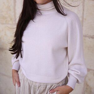 PUROTATTO Turtle Neck Sweater B.Latte
